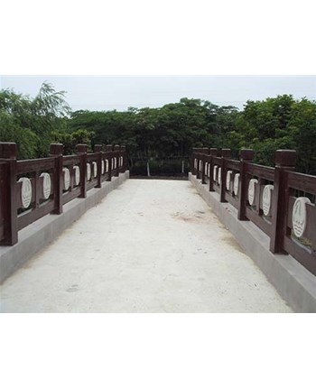 水泥仿木栏杆是怎么做的